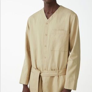 Men’s V-Neck Belted Boiler Suit